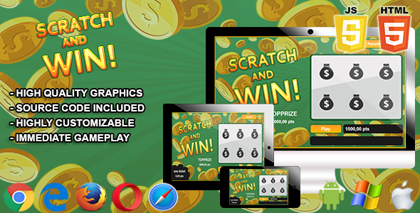 Win with Scratch n Spin
